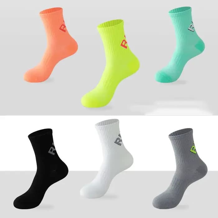 Chaussettes de course en plein air unisexes pour hommes et femmes, Tube central, sport à séchage rapide, Marthon, équitation, Fitness, entraînement, équipe