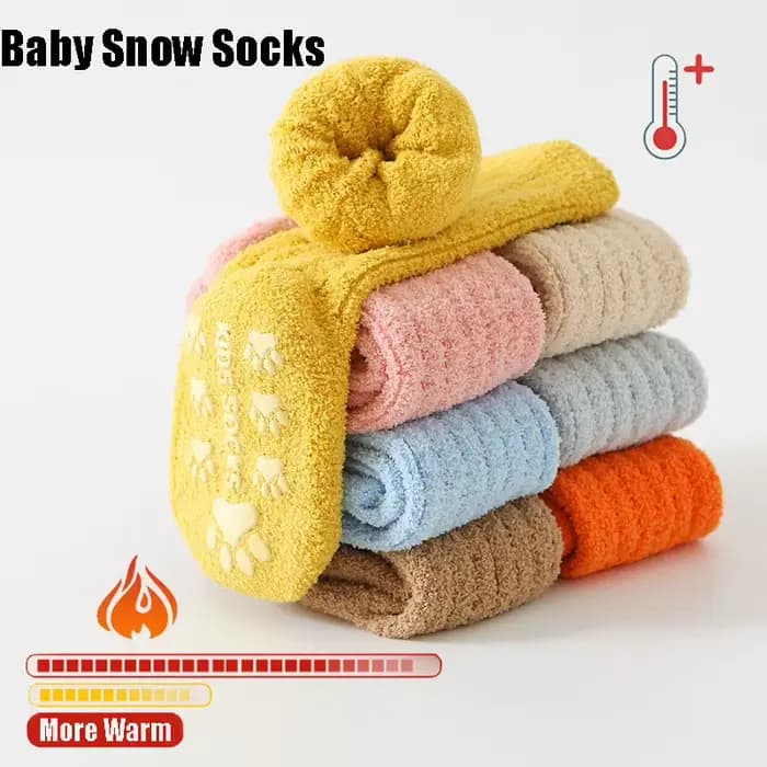 Chaussettes de neige super chaudes pour enfants