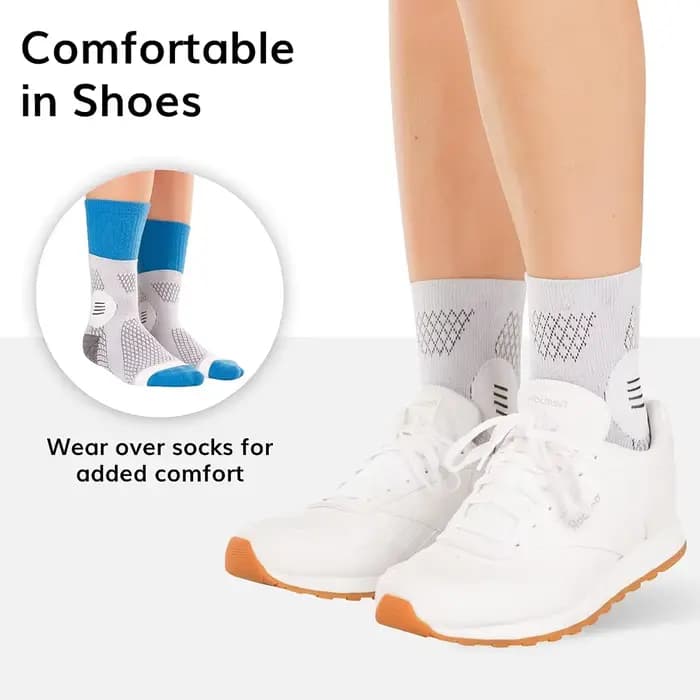 1 paire de chaussettes de neuropathie-thérapie de neurite périphérique Compression diabétique bout ouvert manchons de