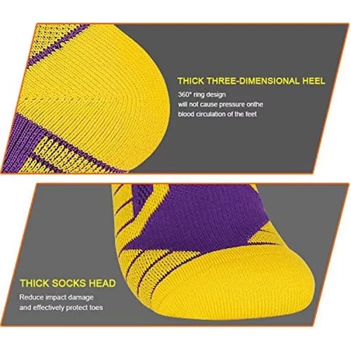 Chaussettes de basket-ball de sport Super Star professionnelles, bas de serviette, chaussettes épaisses Elite pour sport, course à pied, cyclisme