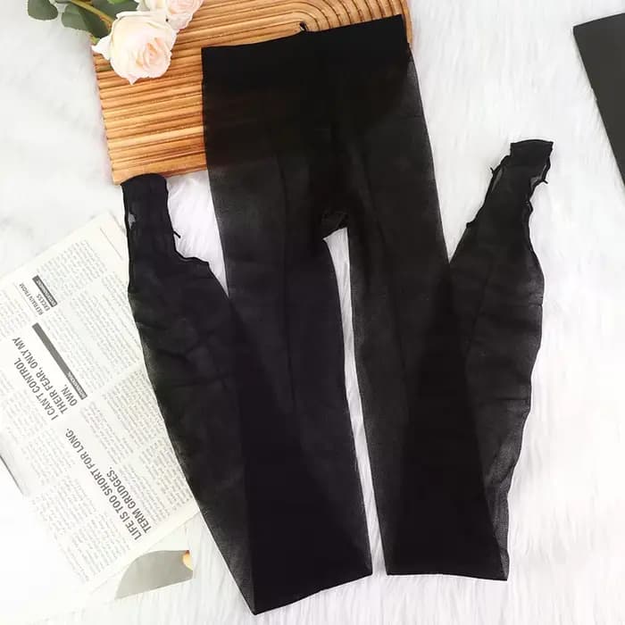Collants sans pieds pour femmes avec boucle d'orteil