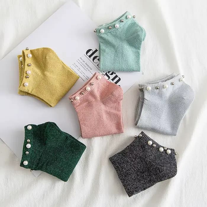 Chaussettes cheville style coréen coton femmes designer rose paillettes calcetines harajuku femme skarpetki noir meias mulher meia mujer