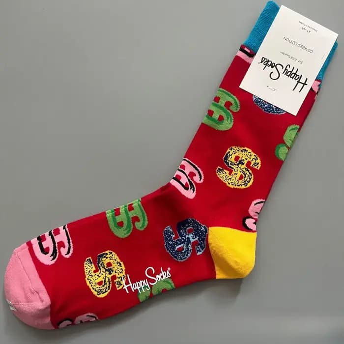 Cotton Happy Socks Chaussette classique pour homme Taille 10 - 13 Doux