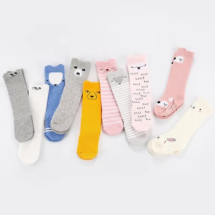 Chaussettes anti-aldes en coton pour bébé