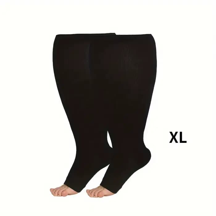 1 paire de chaussettes de compression de taille extra large pour hommes et femmes avec mollet