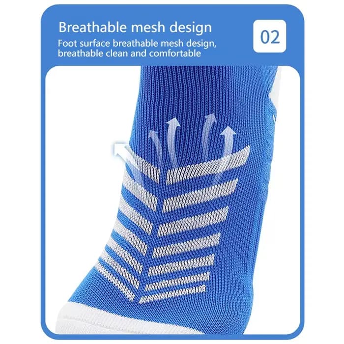Loogdeel chaussettes de Football professionnelles chaussettes à Tube haut pour enfants chaussettes de sport longues respirantes antidérapantes pour hommes