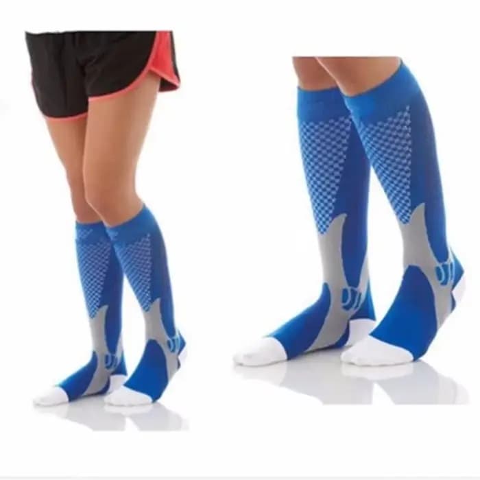 Chaussettes de Compression noires pour hommes et femmes