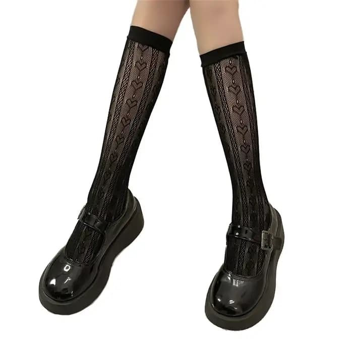 Chaussettes Lolita en dentelle Cosplay pour femmes