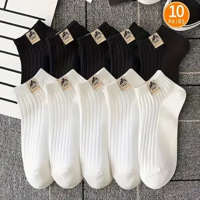 5/10 paires de chaussettes décontractées pour hommes