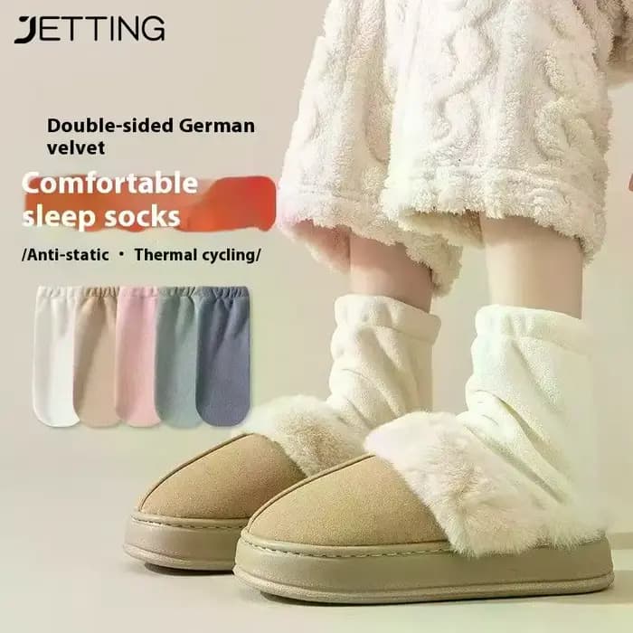 1 Paire de Chaussettes de Nuit Confortables pour Hommes et Femmes