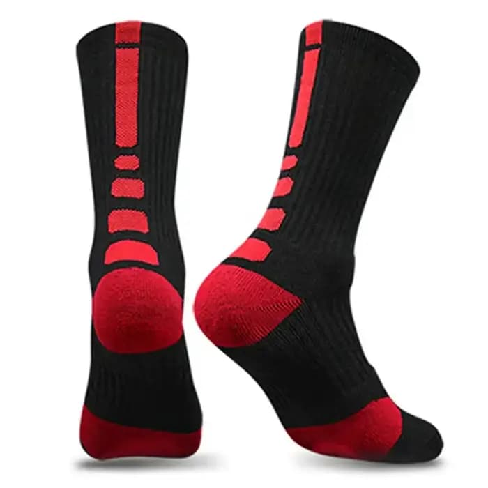 5 paires/lot chaussettes de basket-ball professionnelles