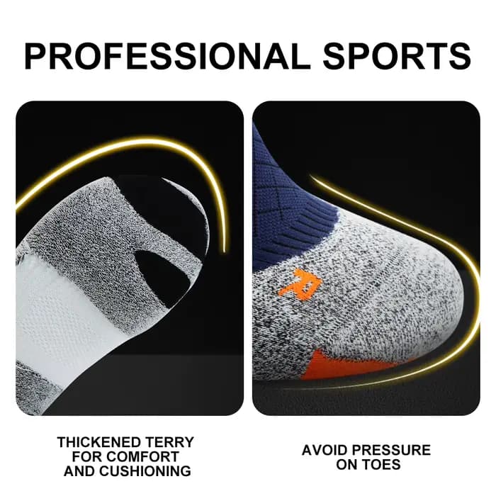 Hommes Coolmax chaussettes de Sport équitation cyclisme basket-ball course