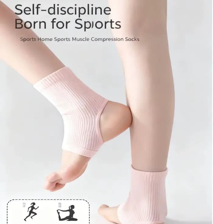 Chaussettes de cheville à Compression respirantes
