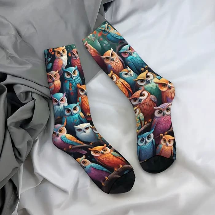 Chaussettes rétro Harajuku pour hommes