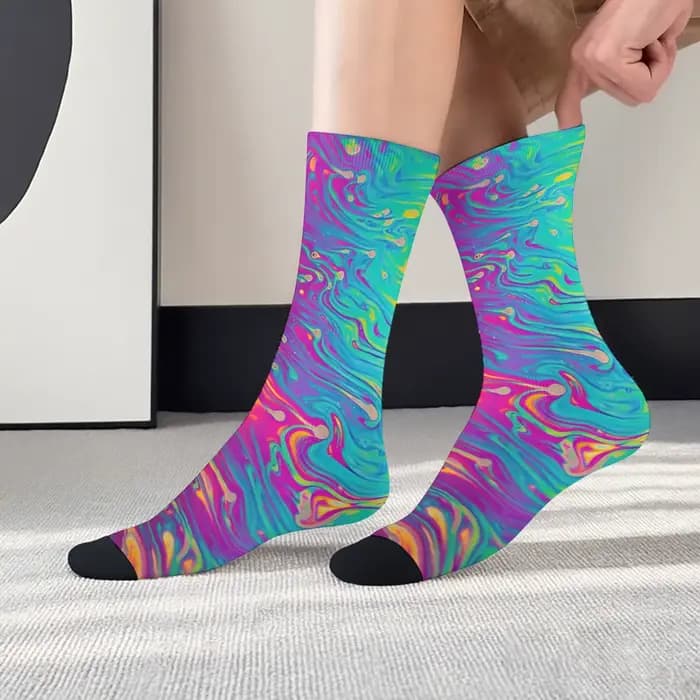 Chaussettes Fluid Art antidérapantes