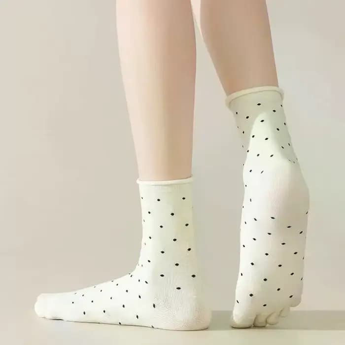 1 paire de chaussettes à orteils pour femmes