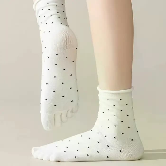 1 paire de chaussettes à orteils pour femmes