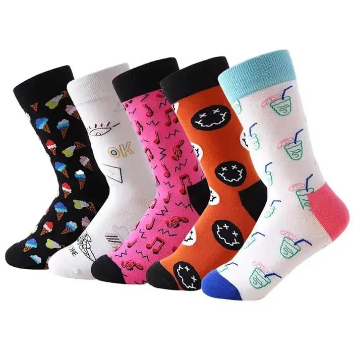 Tide-Chaussettes en coton pour hommes