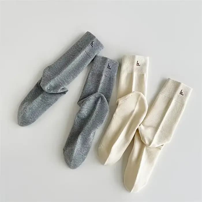 Chaussettes pour hommes automne hiver tricot coton