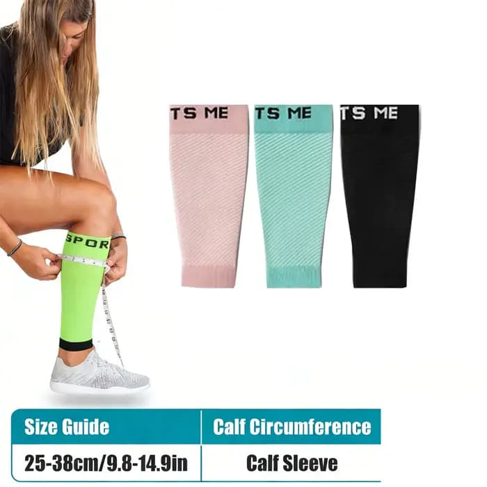 1 paire de manchons de compression pour mollets pour hommes et femmes