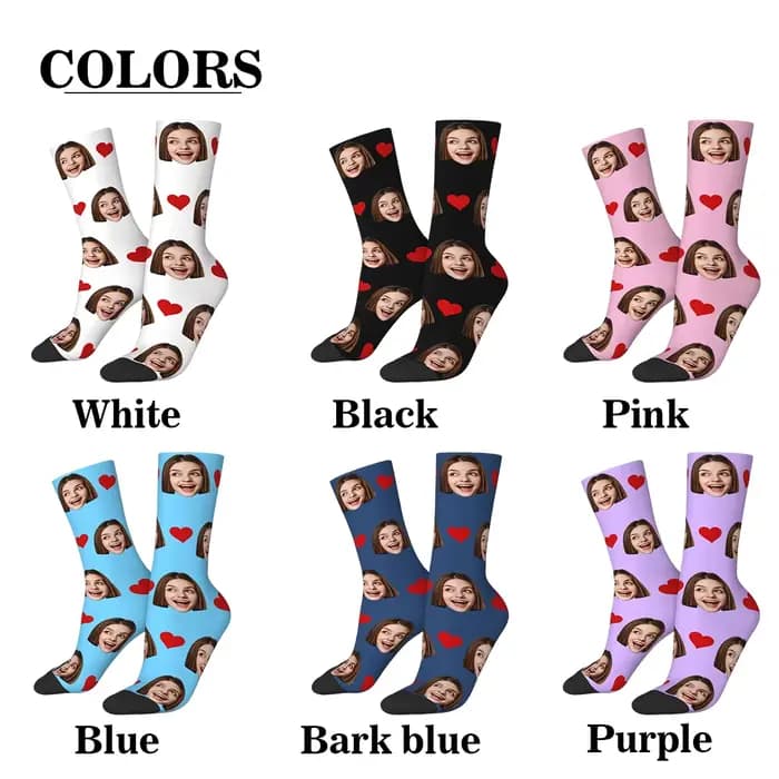 Chaussettes personnalisées avec photo