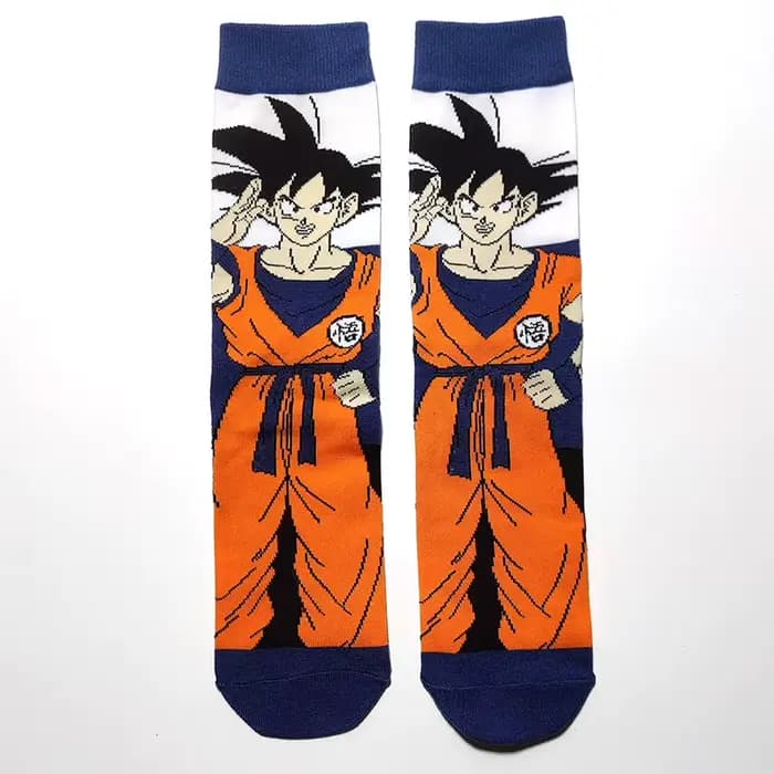 5 paires de chaussettes BANDAI Dragon Ball unisexes, style dessin animé, hip-hop, streetwear, fantaisie, amusantes, décontractées, pour hommes et femmes