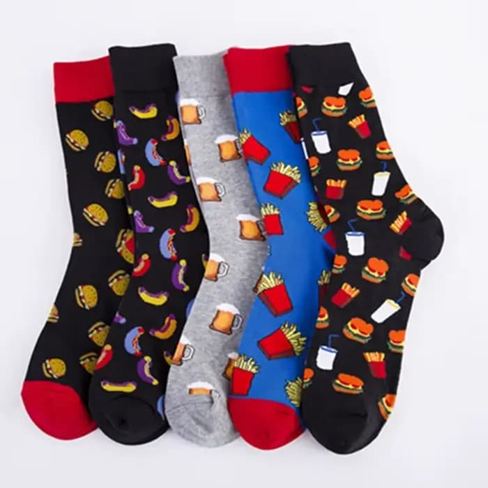 Chaussettes Happy Cartoon pour hommes