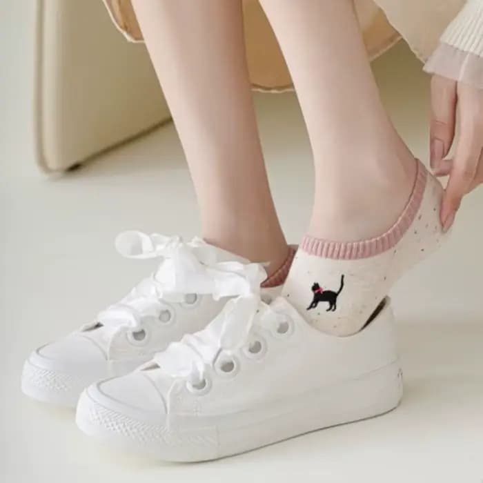 Chaussettes basses mignonnes pour femmes
