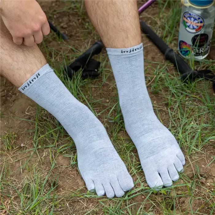 Chaussettes à cinq doigts Injinji Coolmax, chaussettes de sport décontractées à orteils séparés