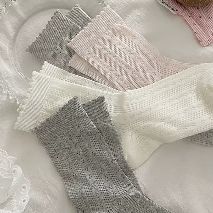 Chaussettes en maille pour femmes