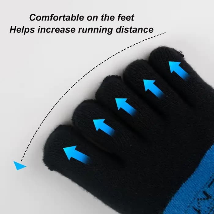 1 Paire de Chaussettes de Course à Cinq Doigts