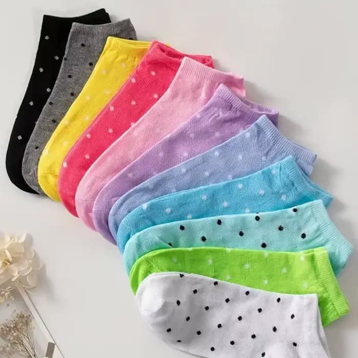 10/20 paires de chaussettes imprimées cœur