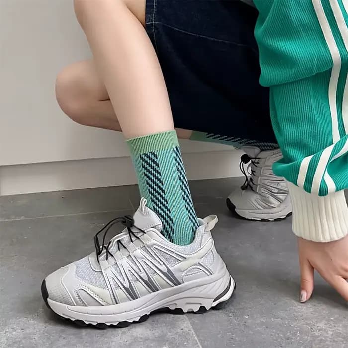 Chaussettes courtes antidérapantes pour femmes