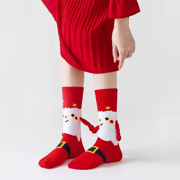 Mi-mollet en coton élastique pour le nouvel an