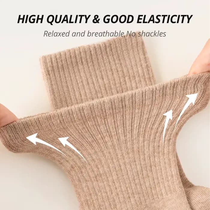 5/10 paires 95% coton peigné chaussettes hommes robe d'affaires