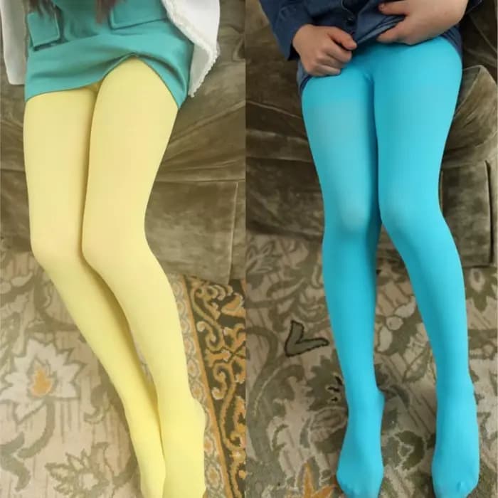 TiXI-Collants en Velours pour Fille
