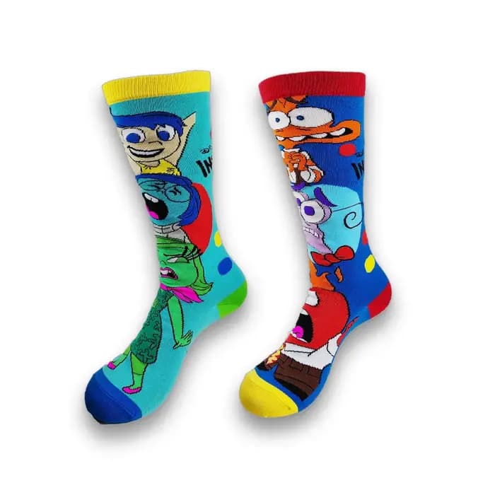 Chaussettes à motifs de personnages de dessins animés mignons pour hommes
