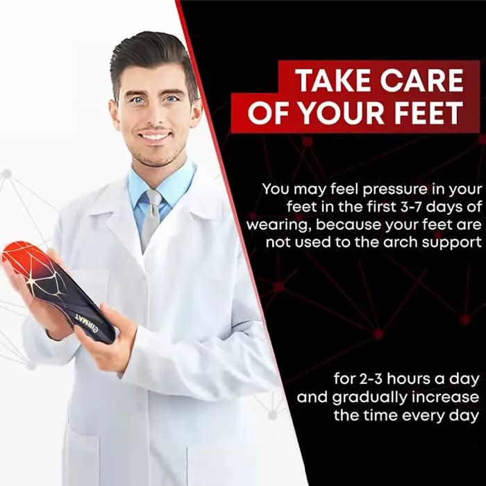 Semelles orthopédiques sportives en gel TPU à absorption des chocs, respirantes, avec soutien de la voûte plantaire pour le soin des pieds et la réduction de la douleur