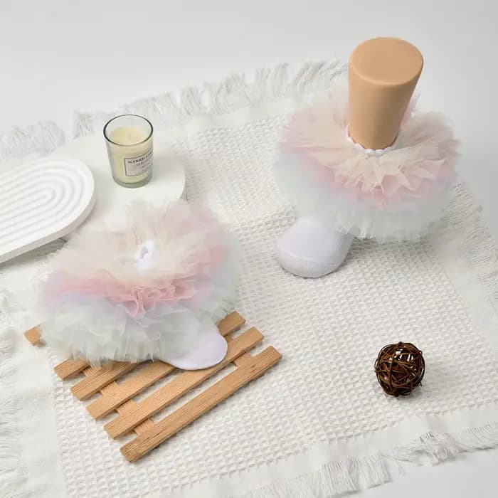 Chaussettes à volants pour filles