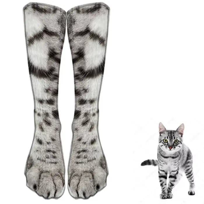 Chaussettes pattes d'animaux