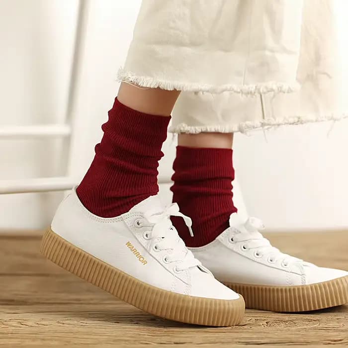 Chaussettes amples en coton pour femmes