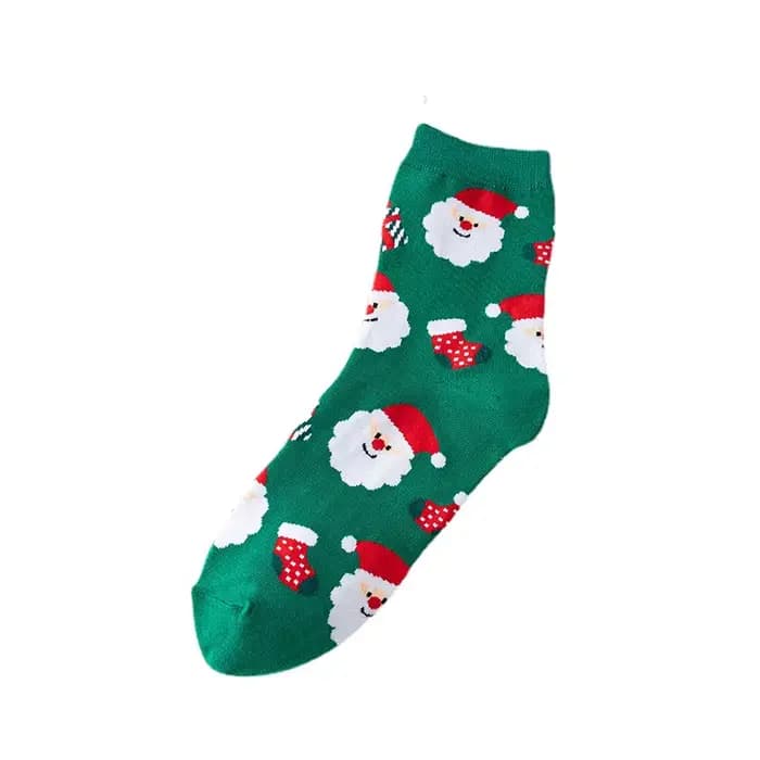 Chaussettes de dessin animé de Noël pour dames