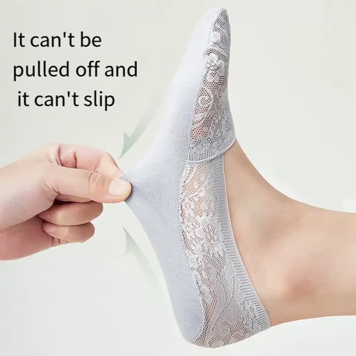 Chaussettes Bateau en Dentelle pour Femme
