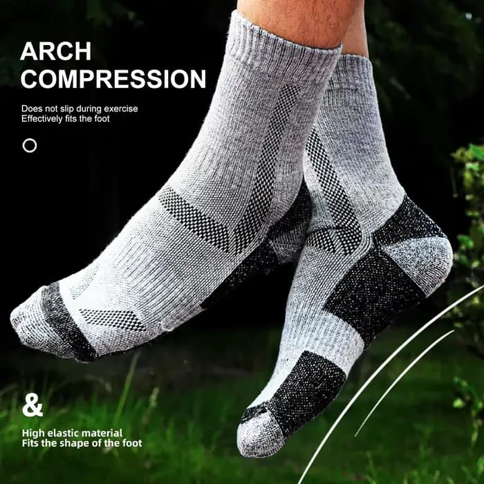 WRELS chaussettes thermiques en laine mérinos hiver longues chaudes douces Ski snowboard chaussettes épais coton Absorption d'humidité haute élastique chaussettes