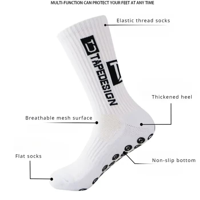 Chaussettes de Football antidérapantes