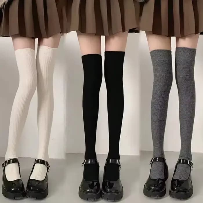 Chaussettes en laine pour femme