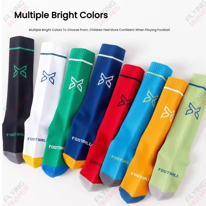 Chaussettes de football à basculeurs pour enfants, garçons et filles, absorbantes et antichoc, chaussettes montantes pour adolescents, chaussettes de mollet