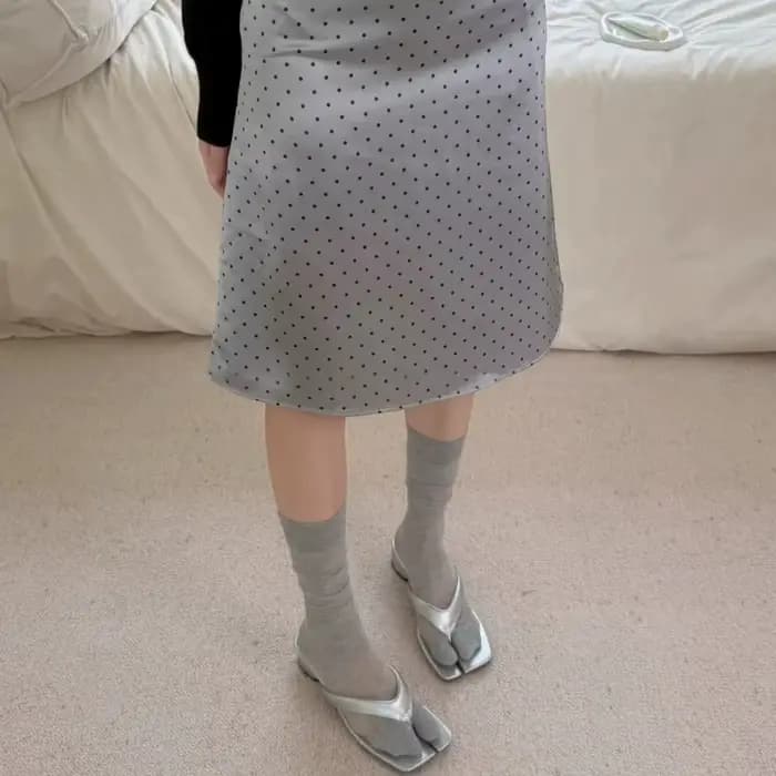 Nouvelles chaussettes Tabi vertes longues style japonais pour femmes