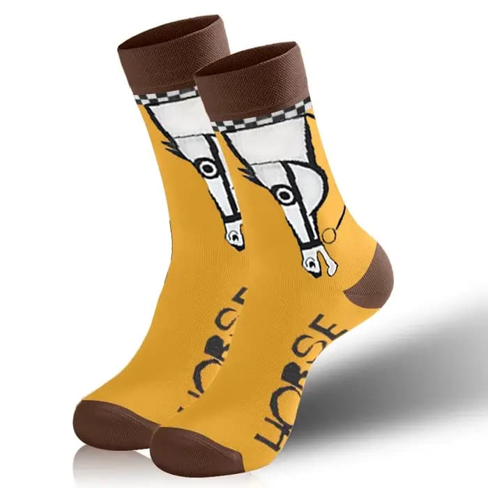 Chaussettes d'équipage de chevaux de course