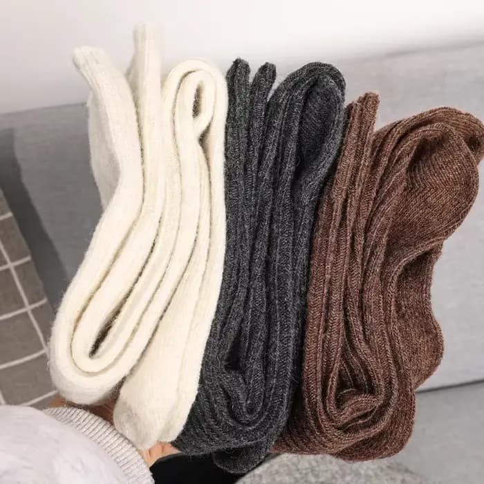 Femmes chaussettes longues cachemire